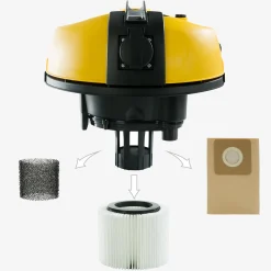 Arebos Industriestaubsauger 1300W - 30L New