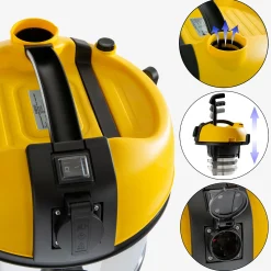 Arebos Industriestaubsauger 1300W - 30L New