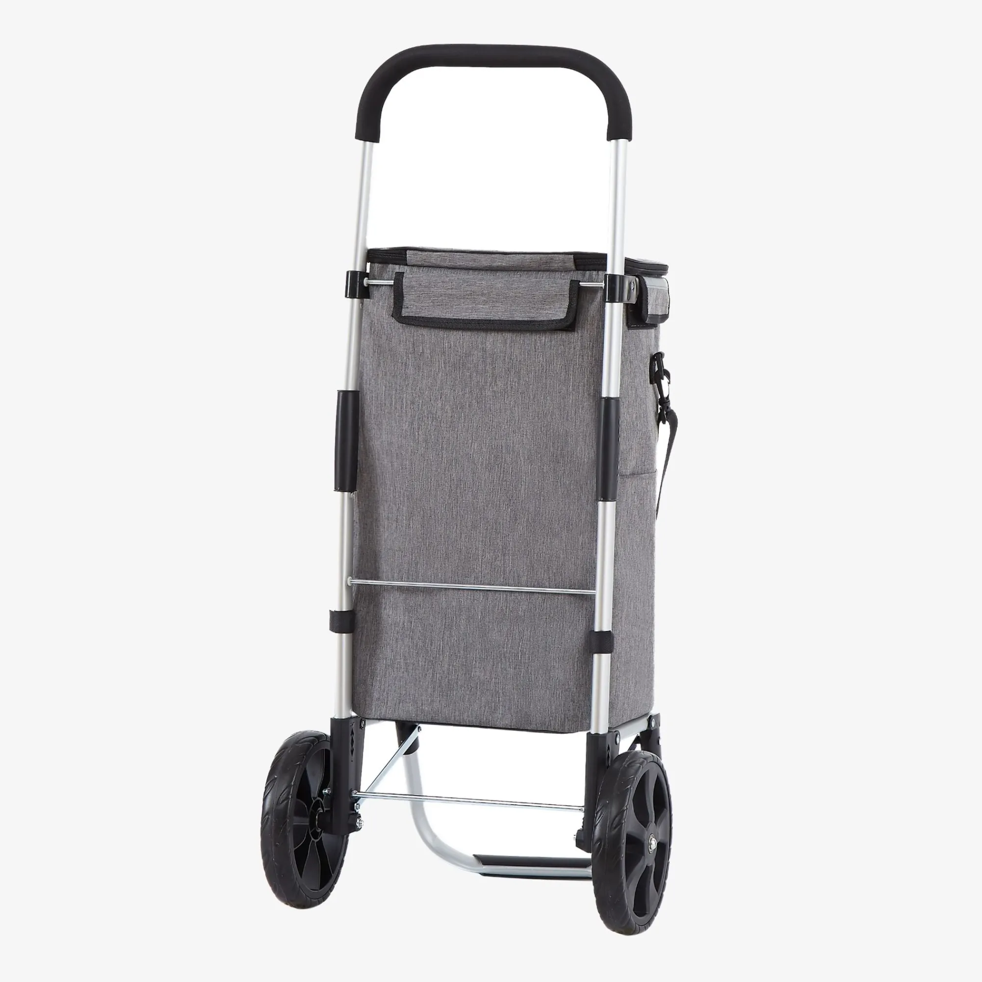Arebos 3in1 Einkaufstrolley Grau