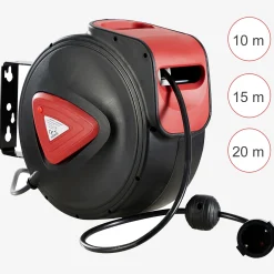 Arebos Kabelaufroller 20m Clearance