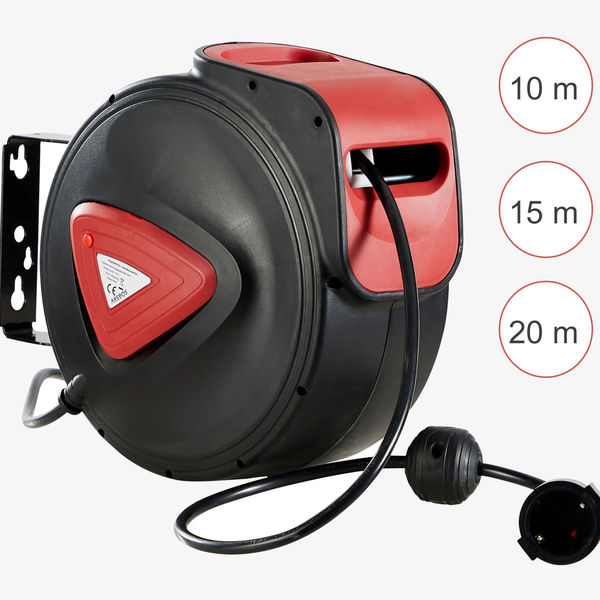 Arebos Kabelaufroller 20m Clearance