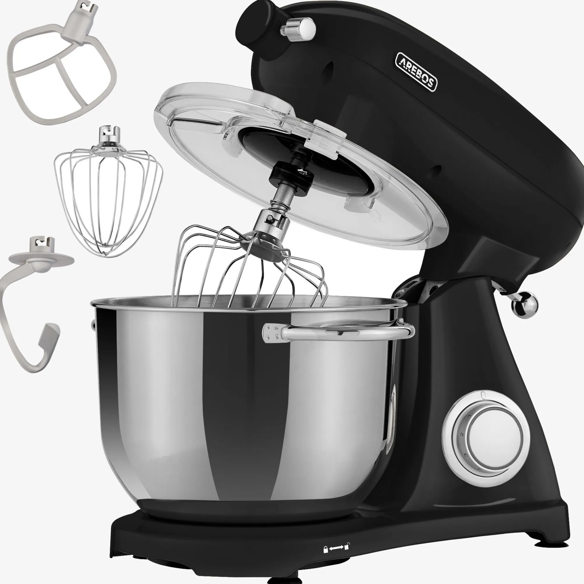 Arebos Küchenmaschine 6L Retro New