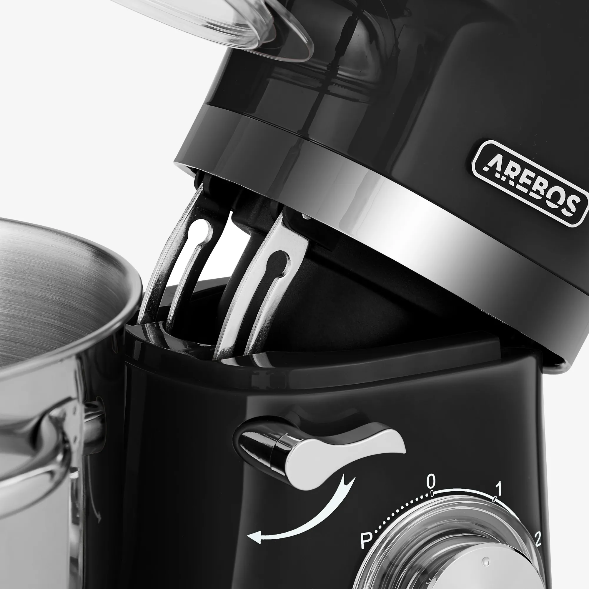 Arebos Küchenmaschine mit 2 Rührschüsseln