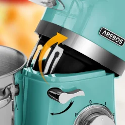 Arebos Küchenmaschine mit 2 Rührschüsseln
