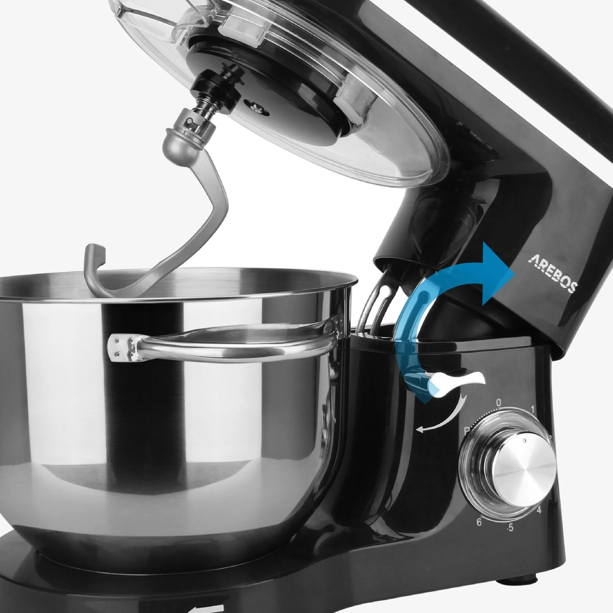 Arebos Küchenmaschine 1500W - 6l Clearance