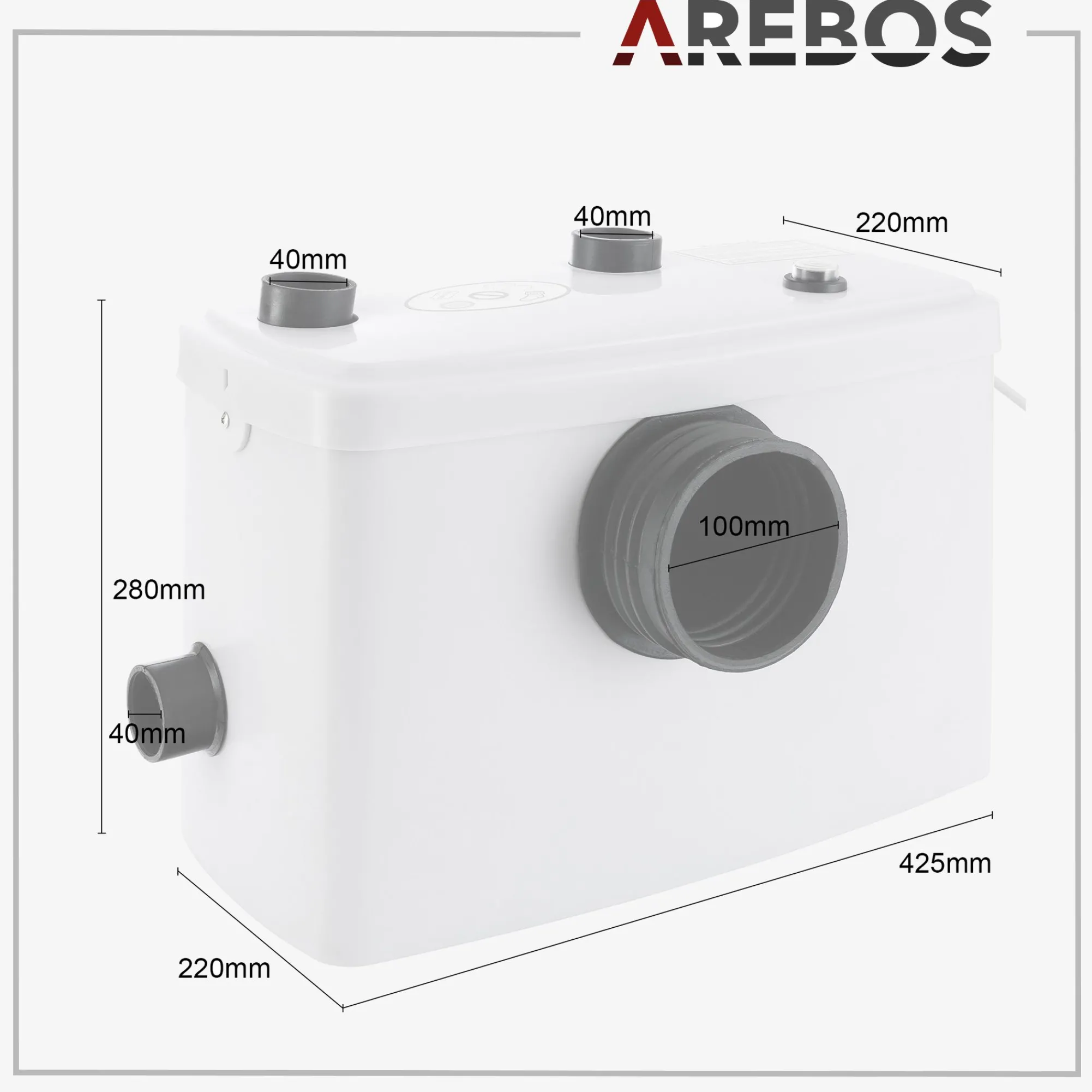 Arebos Kleinhebeanlage 600W Sale