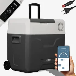 Arebos Kompressor Kühlbox mit Rollen 47 L Discount