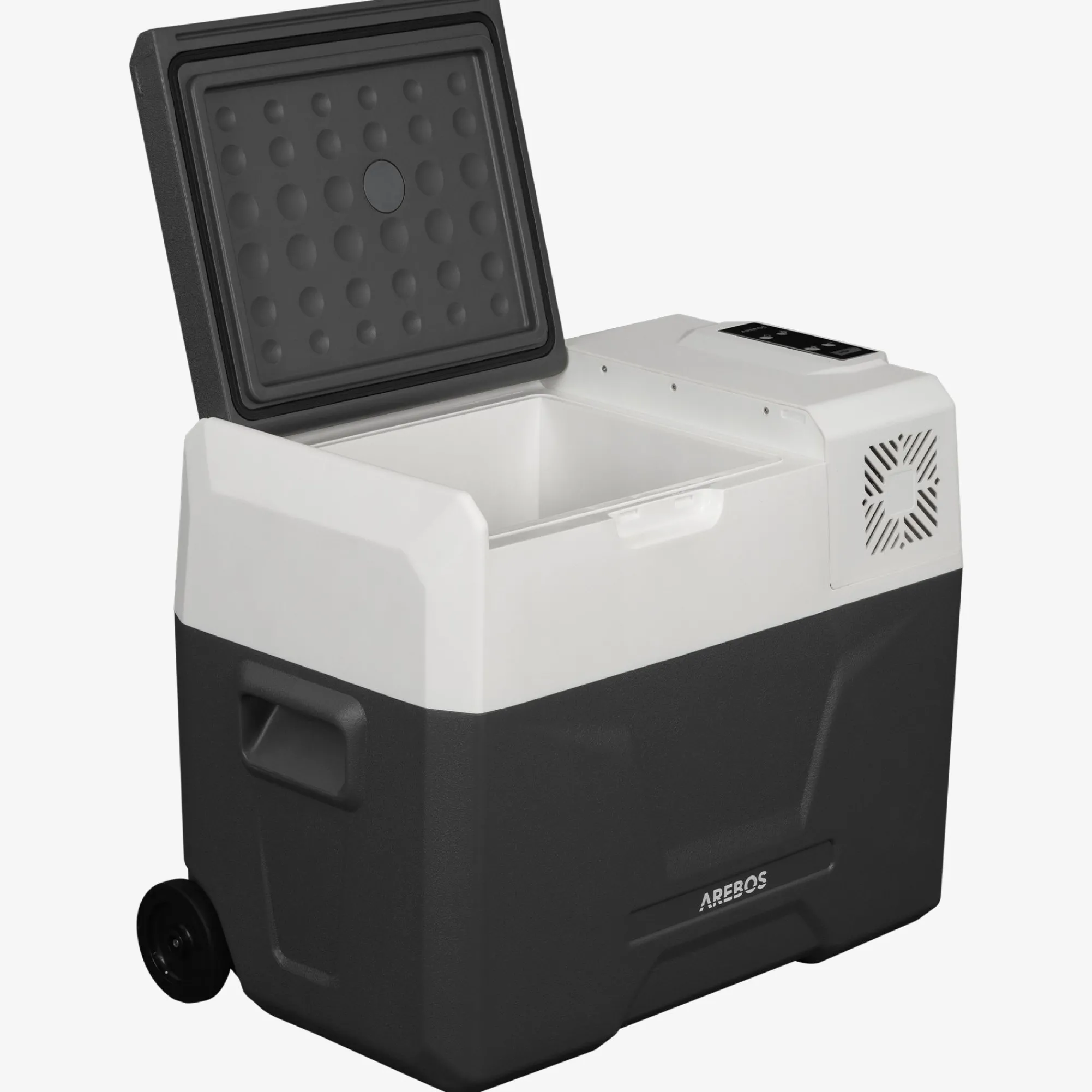 Arebos Kompressor Kühlbox mit Rollen 39 L