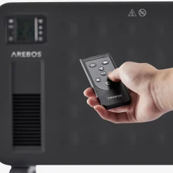 Arebos Konvektor 2300 W schwarz