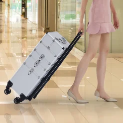 Arebos Kosmetikkoffer XL - 66l inkl. Rollen Hot