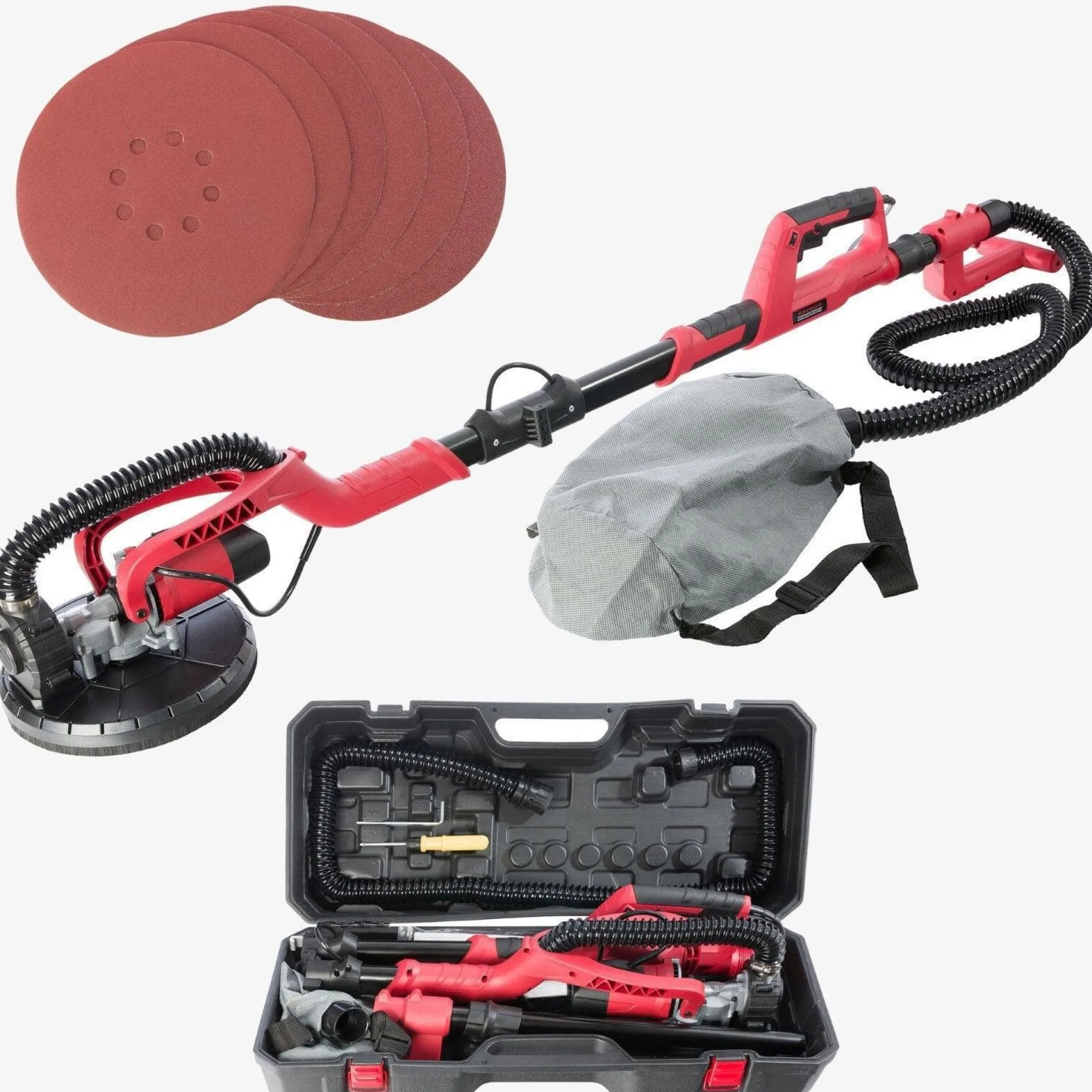 Arebos Langhalsschleifer 225mm 750W rund New