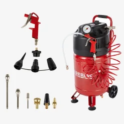 Arebos Luftkompressor 30L 1500W inkl. Zubehör New