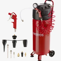 Arebos Luftkompressor 50L 1500W inkl. Zubehör New