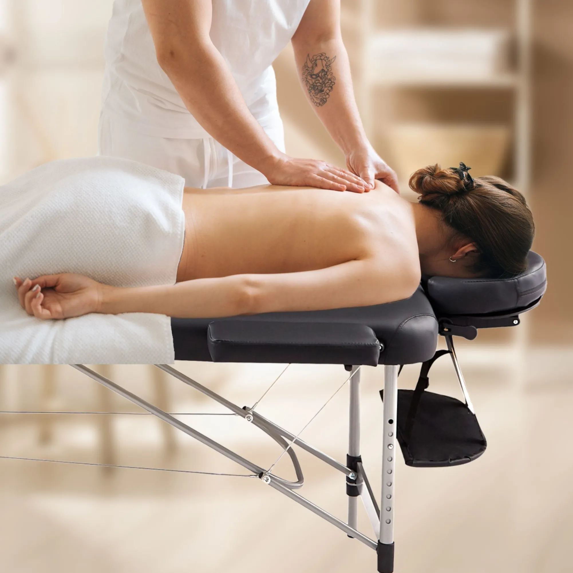 Arebos Massageliege 3 Zonen