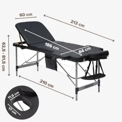 Arebos Massageliege 3 Zonen