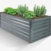 Arebos Metall Hochbeet 240 x 90 x 79 cm Online
