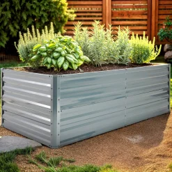 Arebos Metall Hochbeet 180 x 90 x 45 cm Outlet
