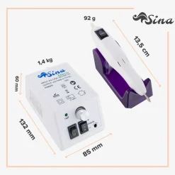 Arebos Nagelfräser DR 299 eco Line - Weiß