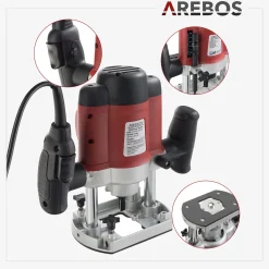 Arebos Oberfräse 1200W inkl. 12 Fräser Outlet