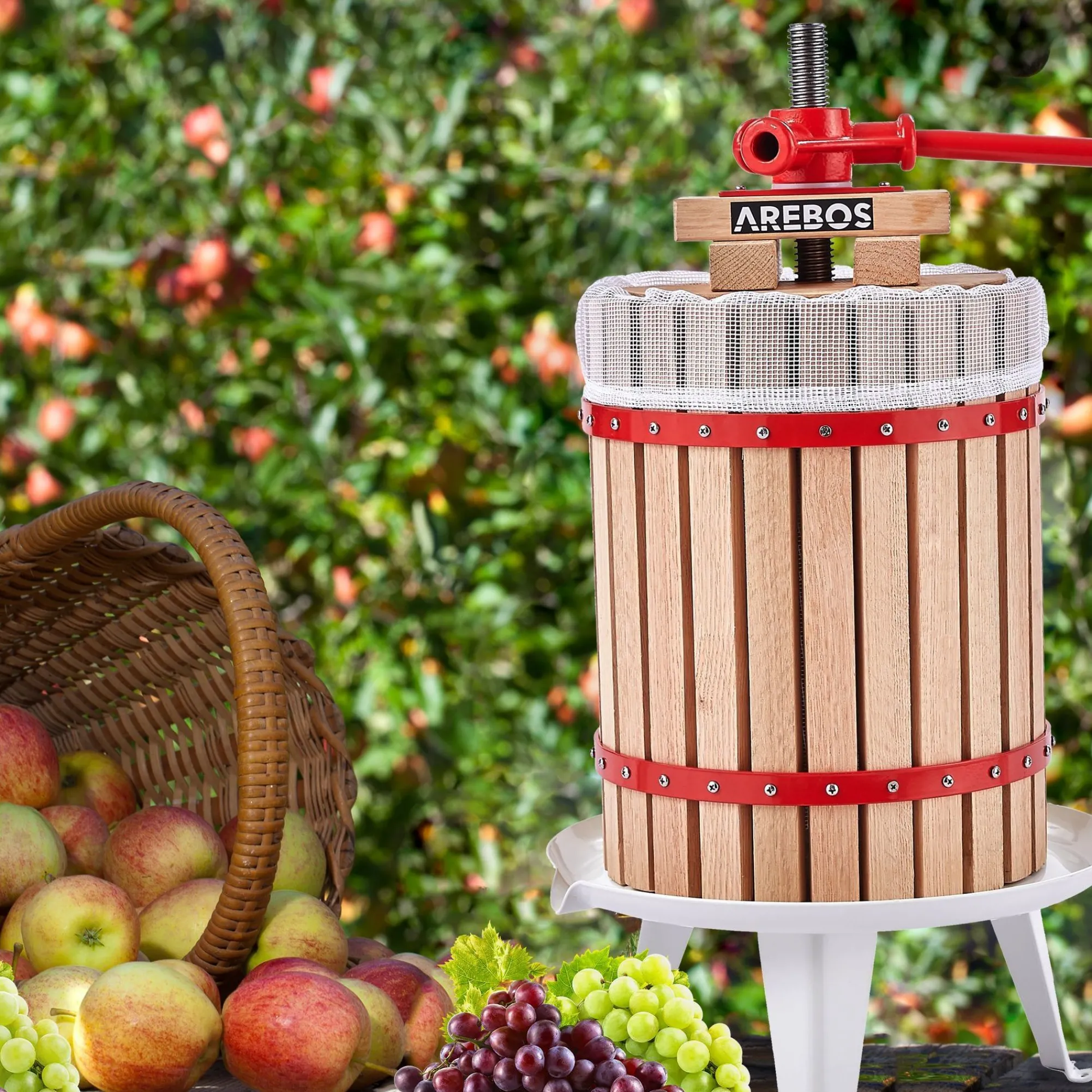 Arebos Obstpresse 18 L Outlet