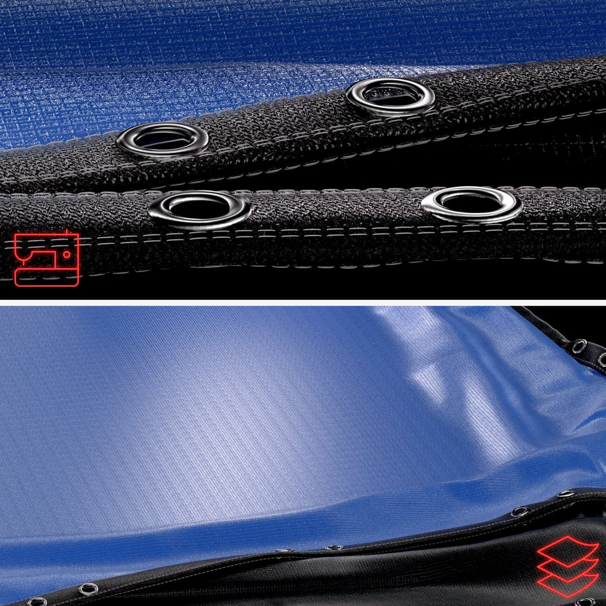 Arebos Poolabdeckung rund 420 cm (Für Ø 320-366cm Pools) Discount