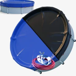 Arebos Poolabdeckung rund 610 cm (Für Ø 500-550 cm Pools) Hot