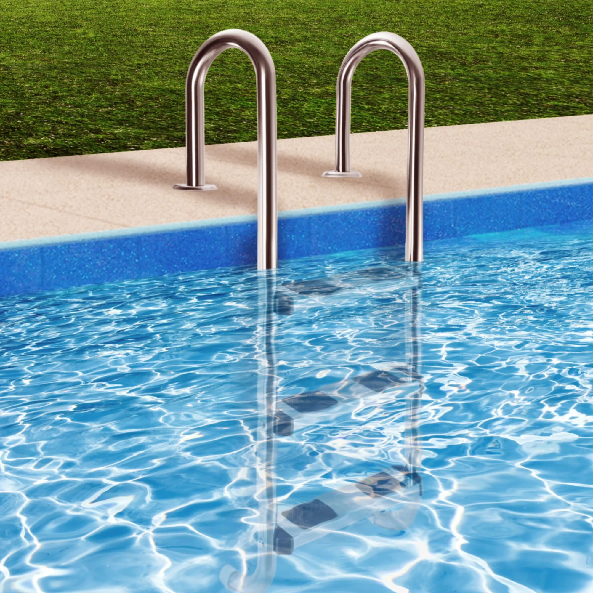 Arebos Poolleiter 3 Stufen New