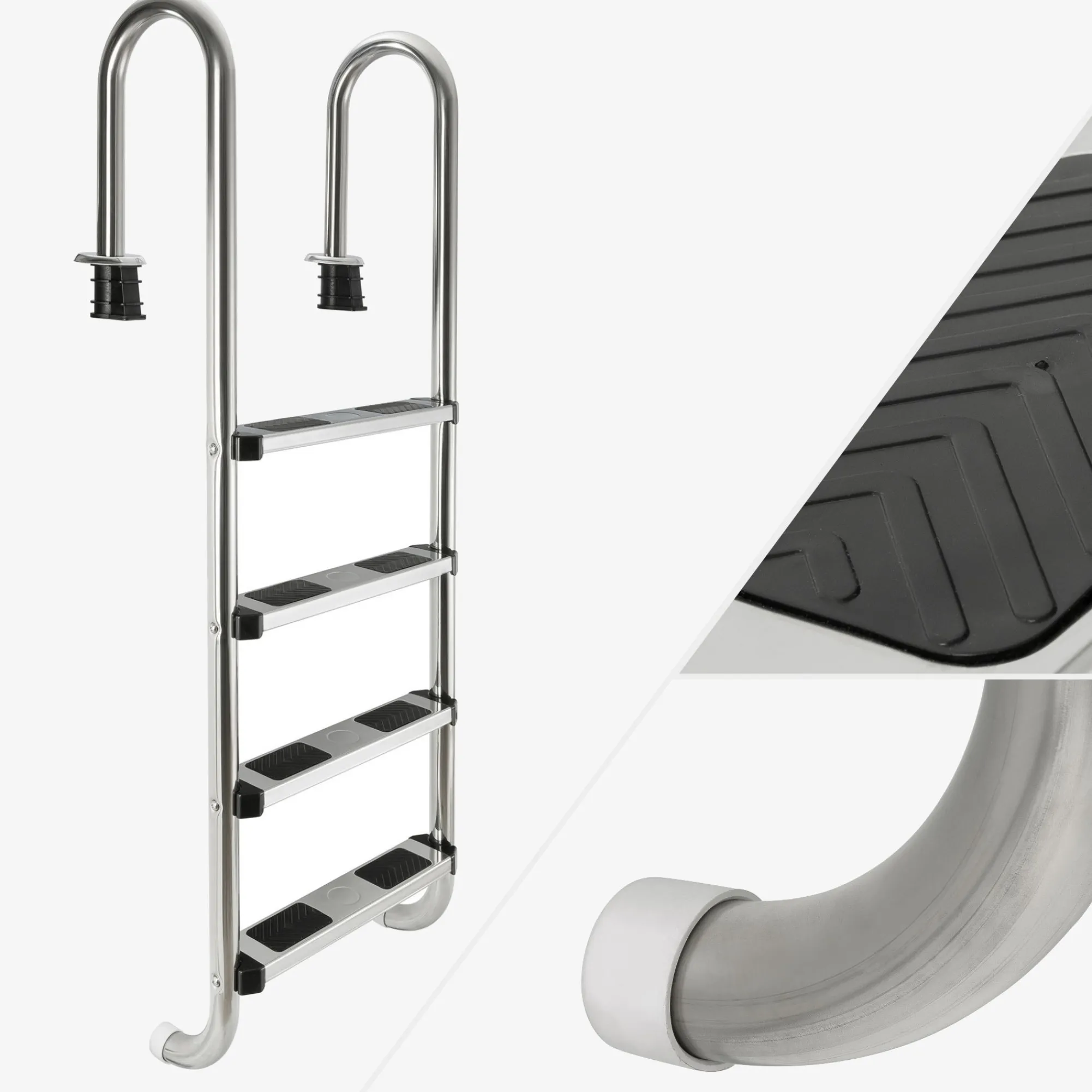 Arebos Poolleiter 4 Stufen Clearance