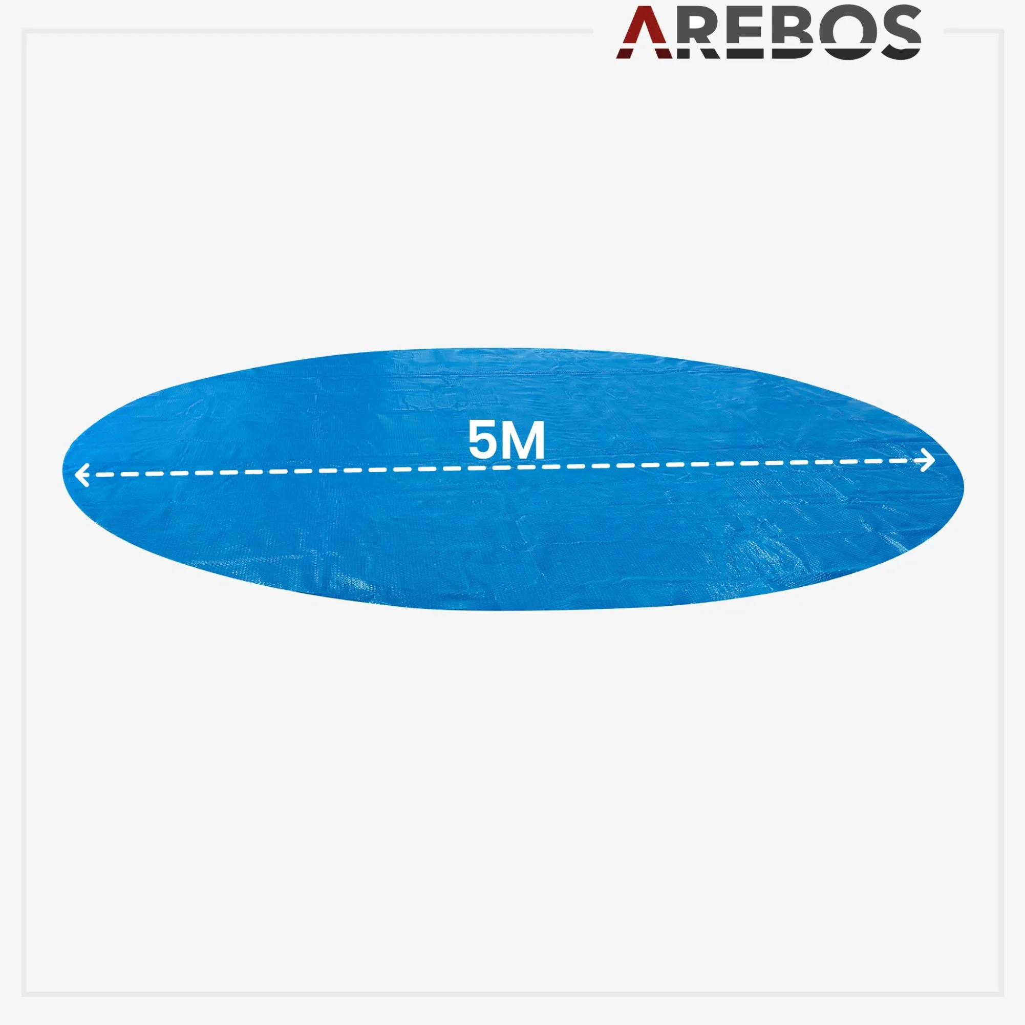 Arebos Pool Solarfolie - 5m rund Discount