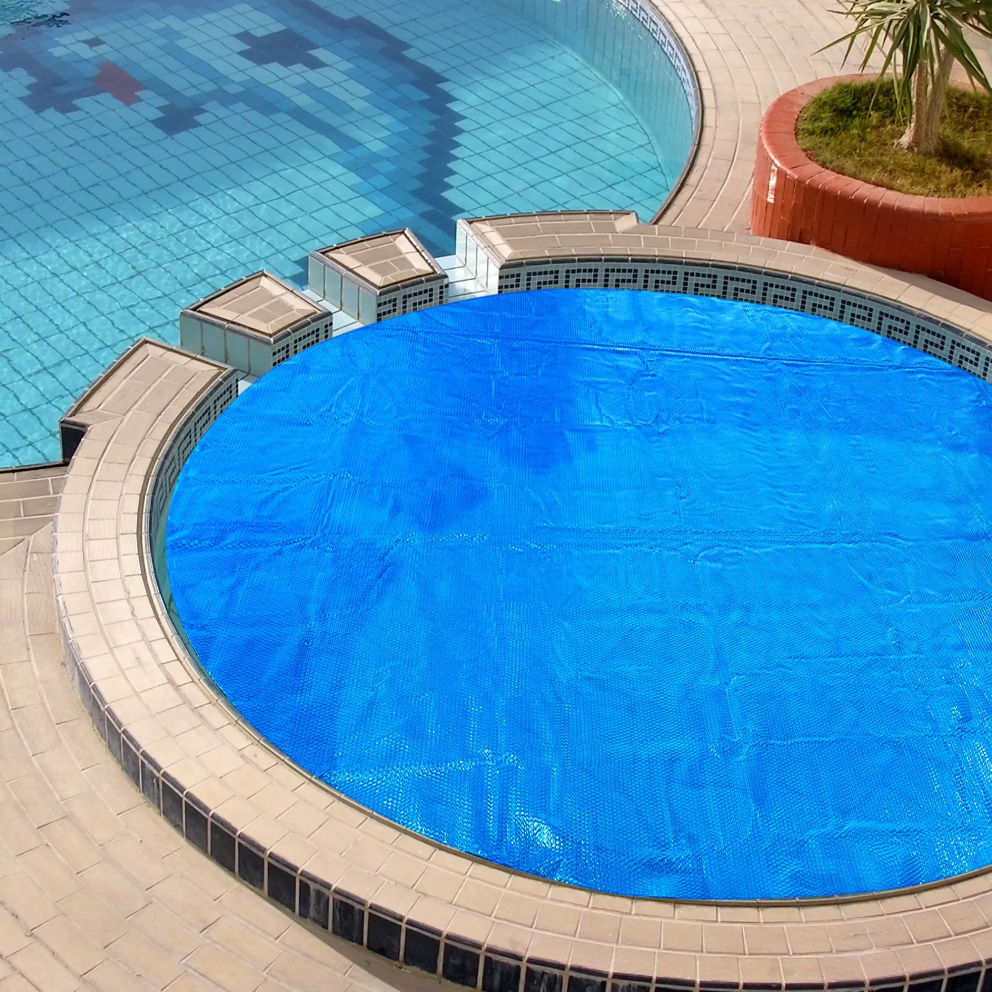 Arebos Pool Solarfolie - 5m rund Discount