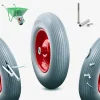 Arebos PU Schubkarrenrad aus Vollgummi mit Achse Outlet