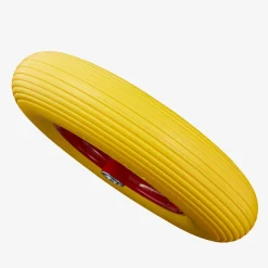 Arebos PU Schubkarrenrad aus Vollgummi mit Achse Hot