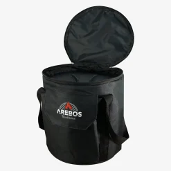 Arebos Raketenofen silber inkl. Zubehör Discount