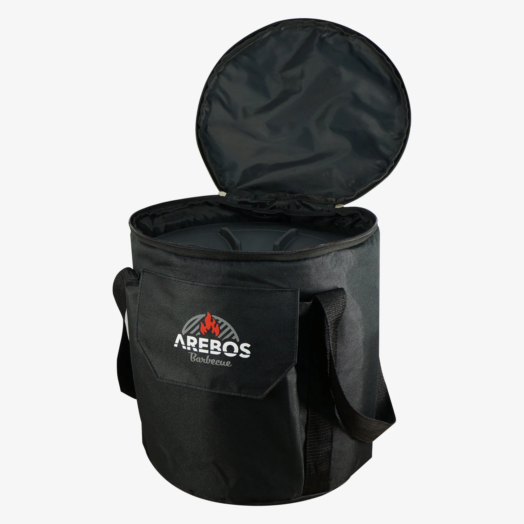 Arebos Raketenofen silber inkl. Zubehör Discount