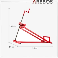 Arebos Rasentraktor Heber 450kg Outlet