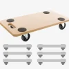 Arebos Rollbrett 200kg 6 Stück