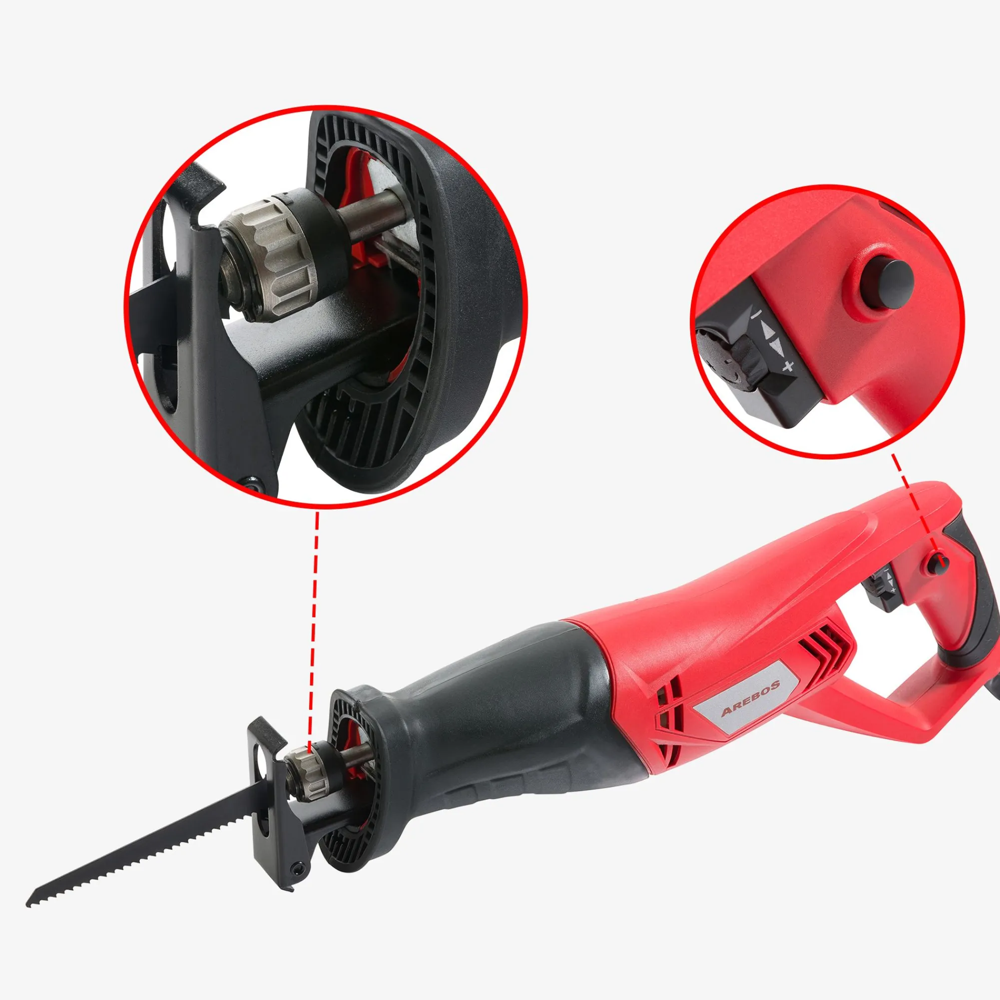 Arebos Säbelsäge 750W - inkl. Zubehör Discount