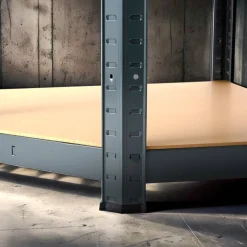 Arebos Schwerlastregal Eckregal 180 x 70 x 70 cm 875 kg Anthrazit Best
