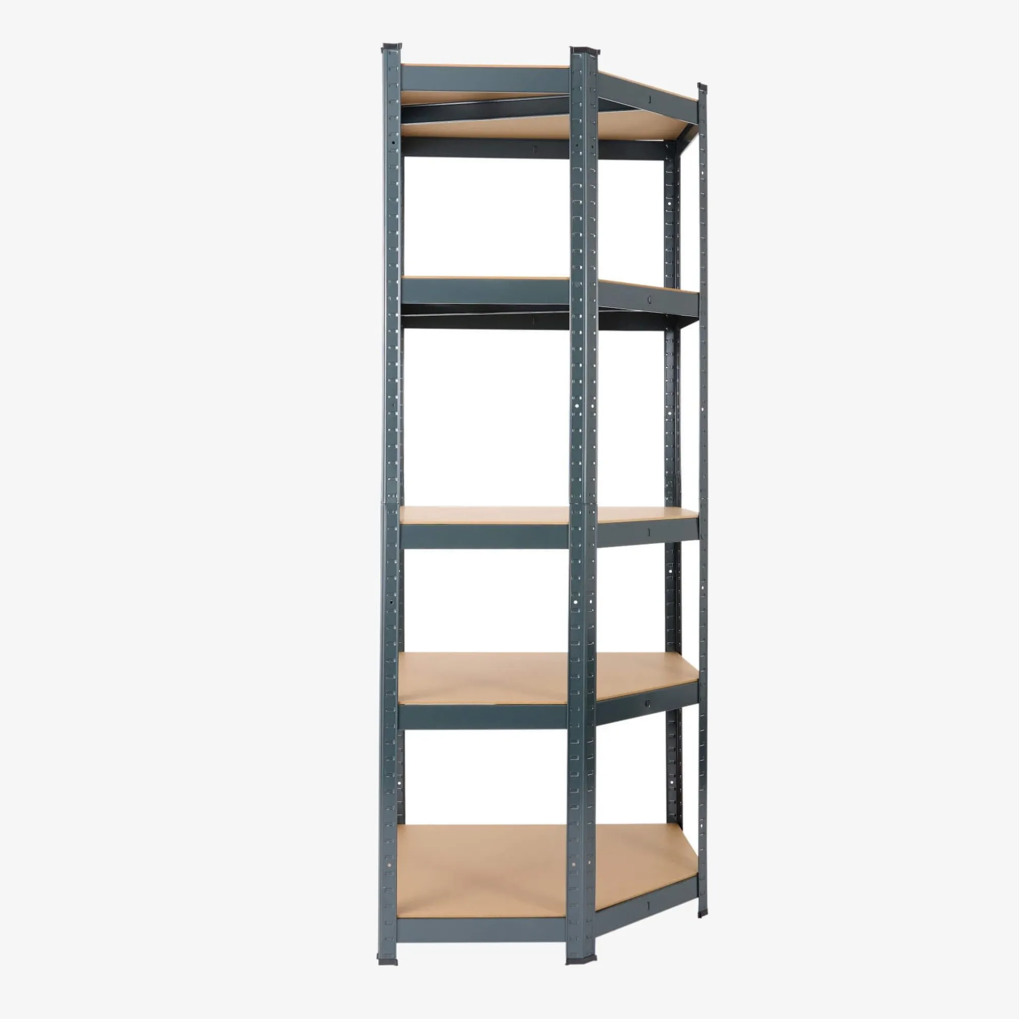 Arebos Schwerlastregal Eckregal 180 x 70 x 70 cm 875 kg Anthrazit Best