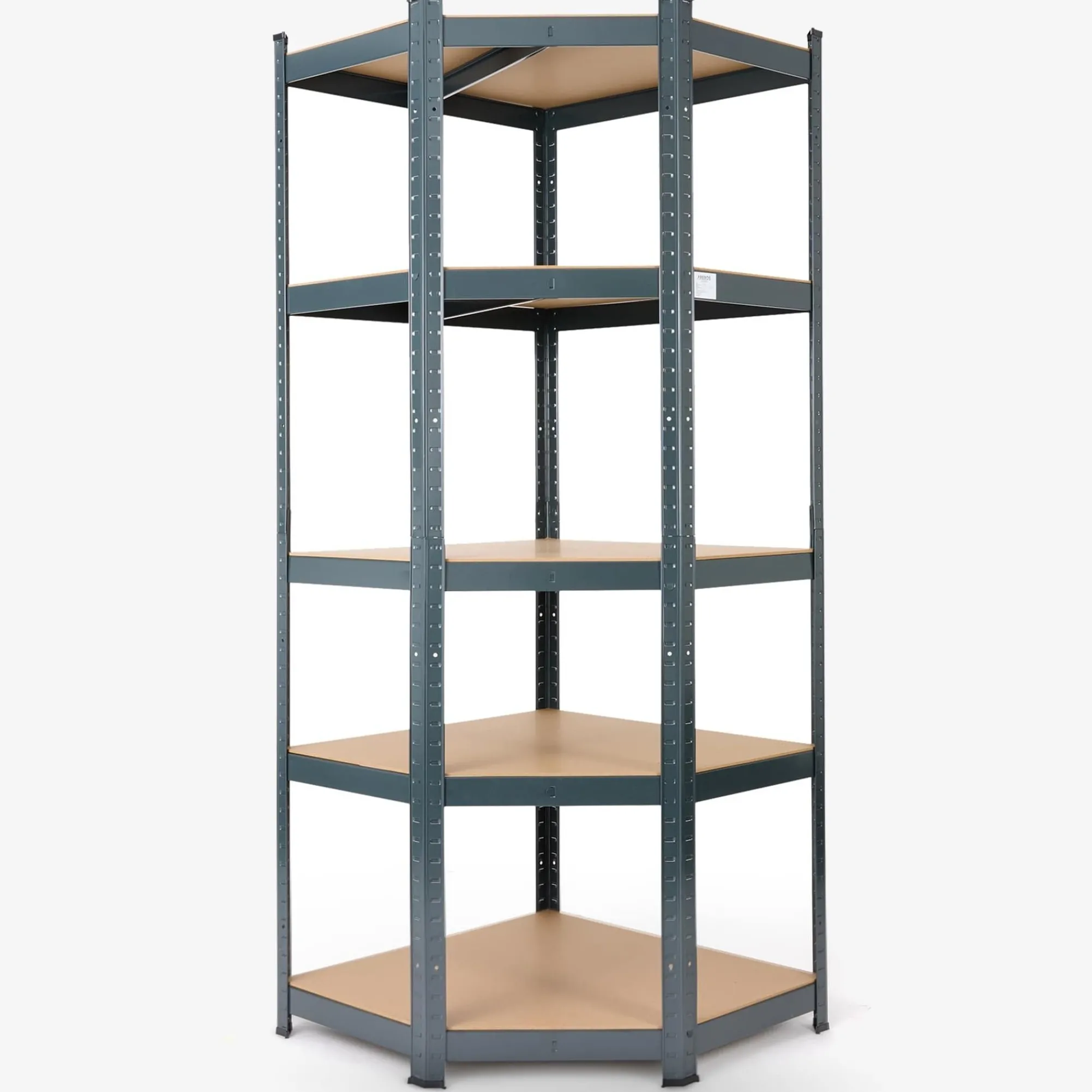 Arebos Schwerlastregal Eckregal 180 x 70 x 70 cm 875 kg Anthrazit Best