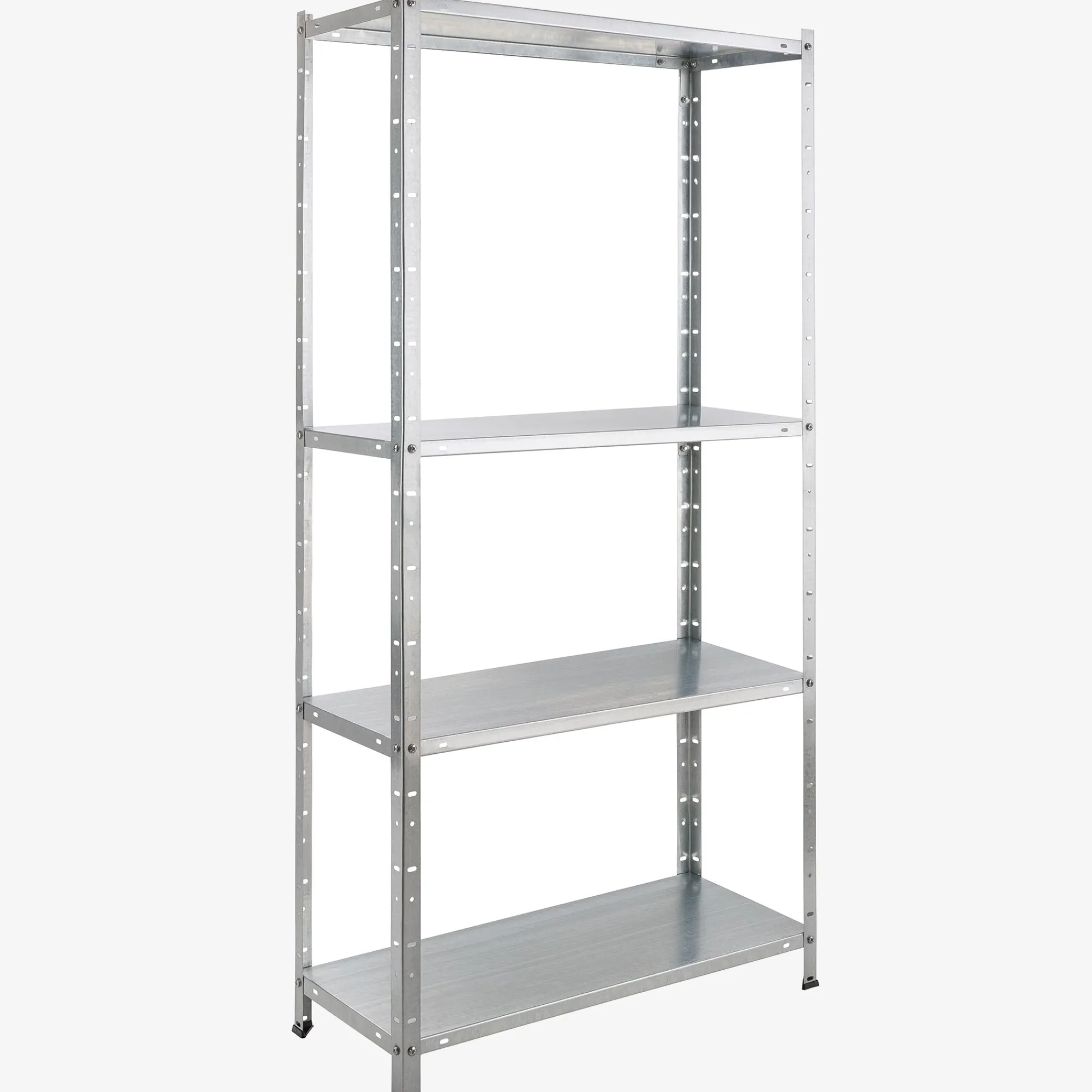 Arebos Schwerlastregal 150 x 75 x 30 cm 100 kg Silber Outlet