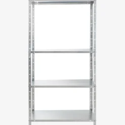 Arebos Schwerlastregal 150 x 75 x 30 cm 100 kg Silber Outlet