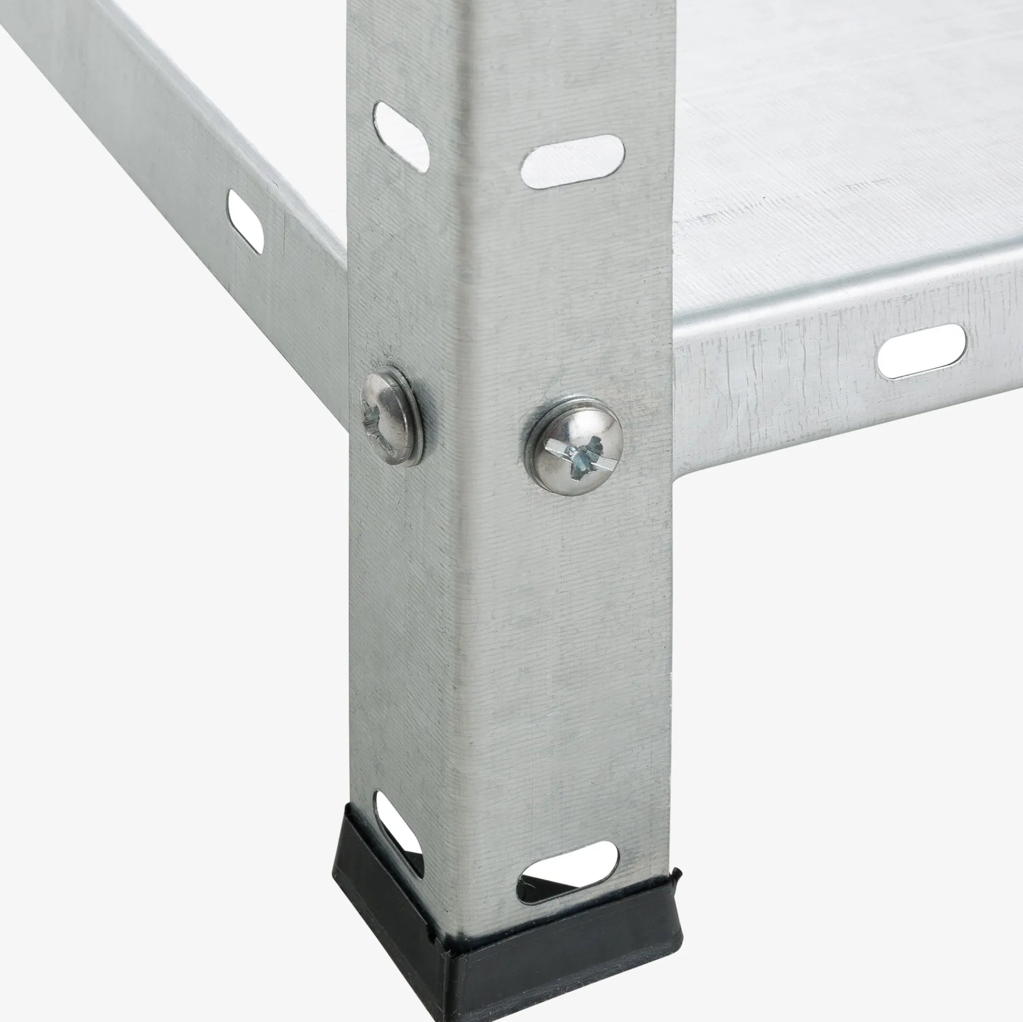 Arebos Schwerlastregal 150 x 75 x 30 cm 100 kg Silber Outlet