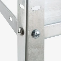 Arebos Schwerlastregal 150 x 75 x 30 cm 100 kg Silber Outlet