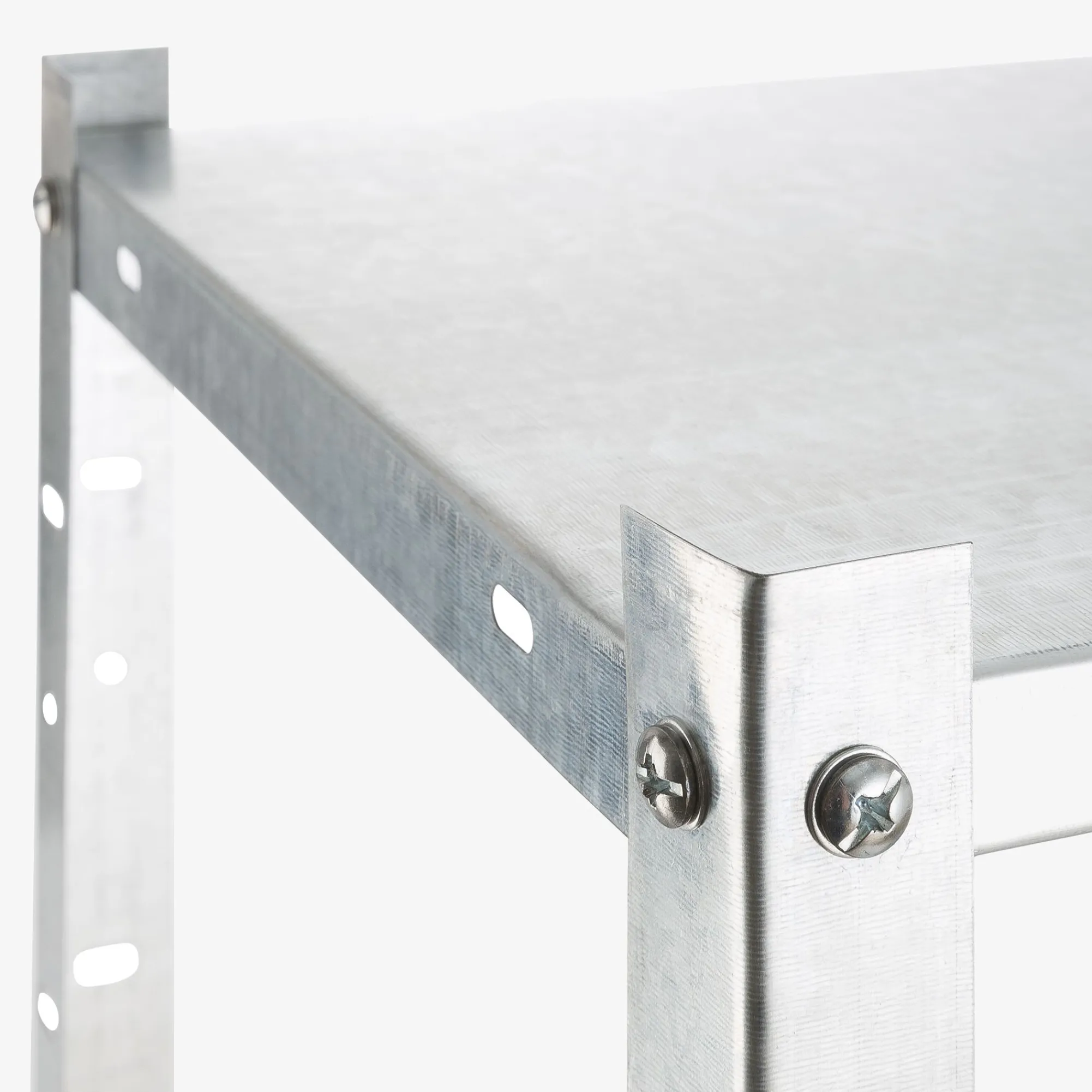 Arebos Schwerlastregal 150 x 75 x 30 cm 100 kg Silber Outlet
