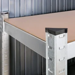 Arebos Schwerlastregal 180 x 90 x 40 cm 875 kg Silber Hot