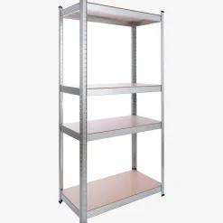 Arebos Schwerlastregal 160 x 80 x 40 cm 320 kg - Silber Best