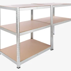 Arebos Schwerlastregal 200 x 90 x 60 cm 875 kg Silber New