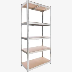 Arebos Schwerlastregal 200 x 90 x 45 cm 1000 kg Silber Sale