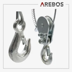 Arebos Seilwinde 200kg Hot